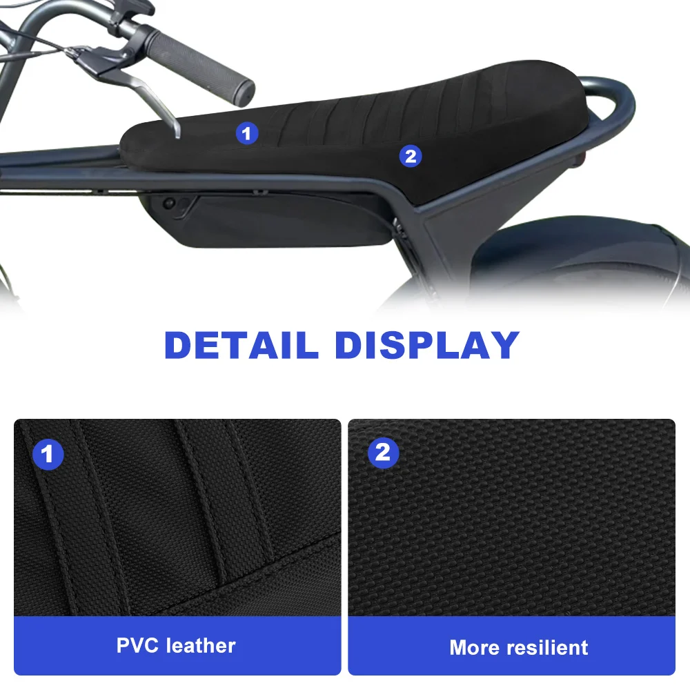 Motorcycle Non-Slip Seat Cover Striped Grip Gripper Seat Saddle Cushion Cover 73 Z-Series (Including Z1, ZX & Z Miami) For Super view 4