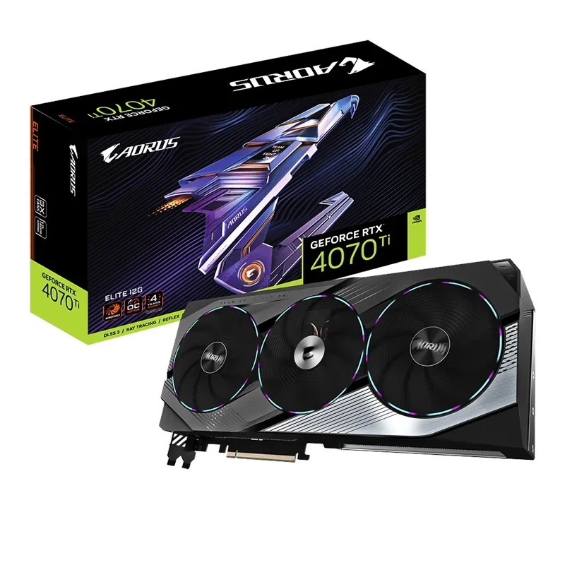 New Arrival Graphics Card GIGAYTE AORUS GeForce RTX 4070 Ti ELITE 12G For Desktop 4070 GPU