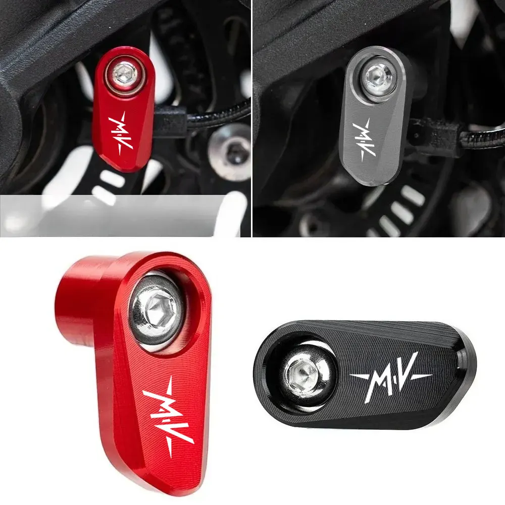 For MV Agusta F3 675 800 Brutale 800 1000 Turismo Veloce RC Motorcycle  Wheel ABS Sensor Protection Guard Cover Accessories