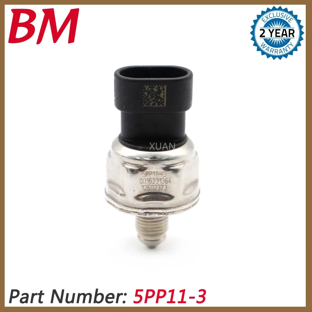 

5PP11-3 Car Fuel Rail Pressure Sensor Common Rail Valve Switch For Cadillac Chevrolet 12602373 5PP113