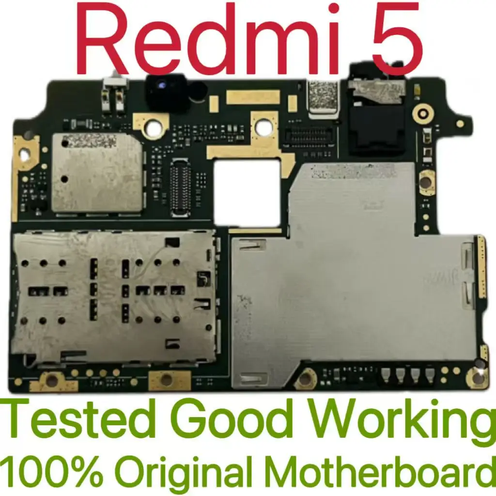 Global Version Original Unlocked Motherboard for Redmi 5 Tested Circuit Plate Main Logic Board for Redmi 5