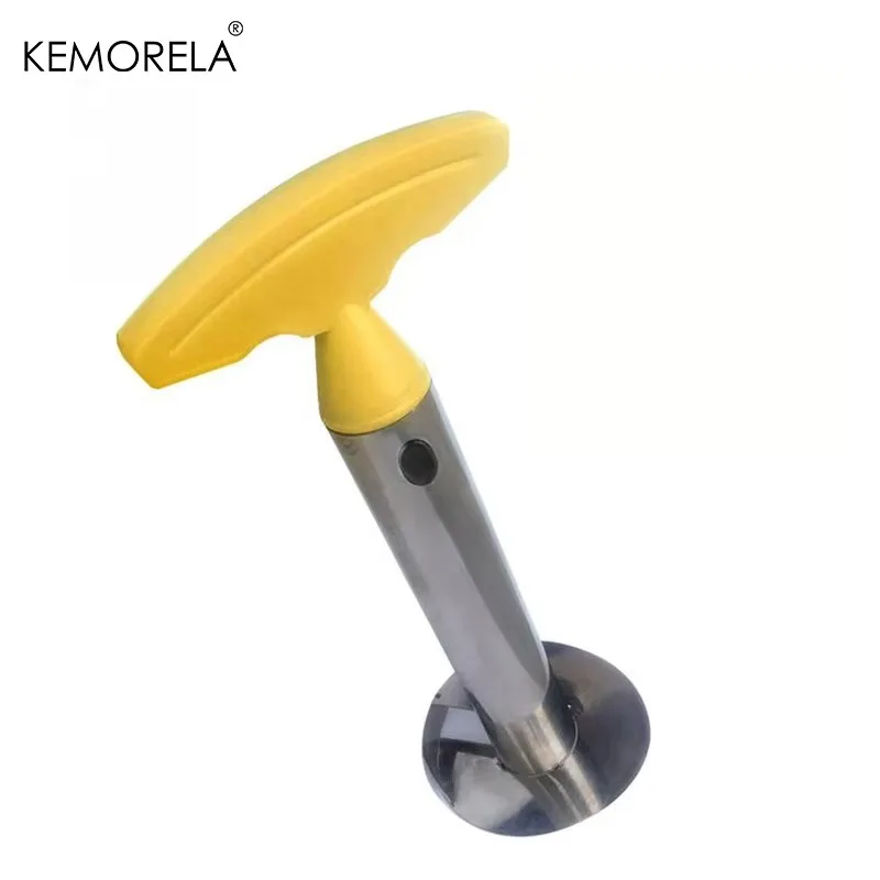 1Pc Edelstahl Einfach Zu Bedienen Ananas Schäler Zubehör Pineapple Obst Messer Cutter Corer Slicer Küche Werkzeuge Wohnaccessoires 3 Farben Obstkern Küchenmaschine Küchenwaren Für die