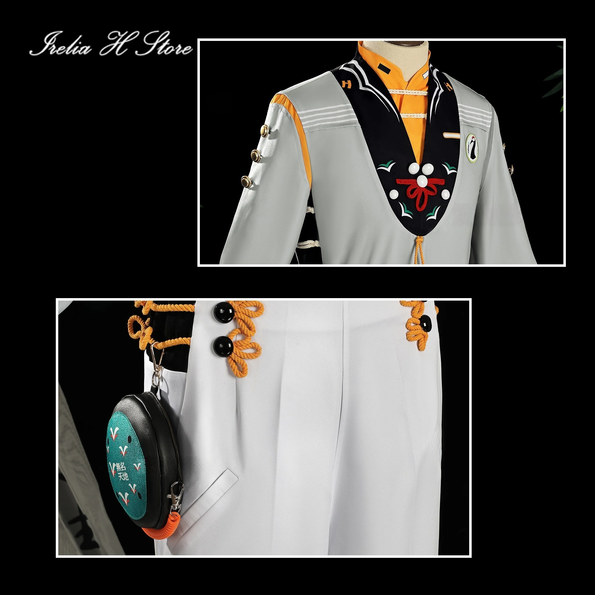 Irelia H Firefly From Honkai: Star Rail أزياء تنكرية لعبة اليراع الربيعية حرف اليد JK فستان نسائي