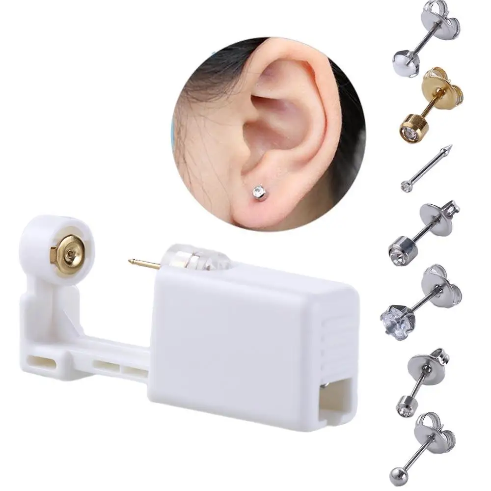 Machine Wear Earring Nasal Nail Body Jewelry Wearing Ear Device Nose Ear Piercing Tool Ear Nail Tool Ear Stud Bezel Party