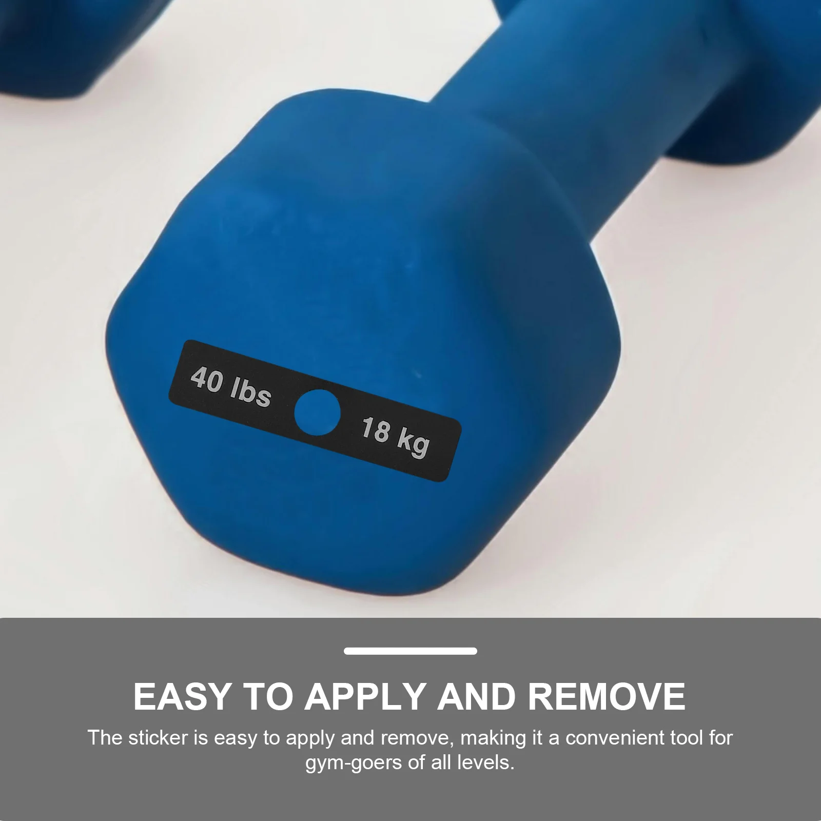 3 Sheets Weight Label Adhesive Stickers Gym Desktop Document Holder Tags Pvc Self-adhesive Equipment Labels Tabs Fitness
