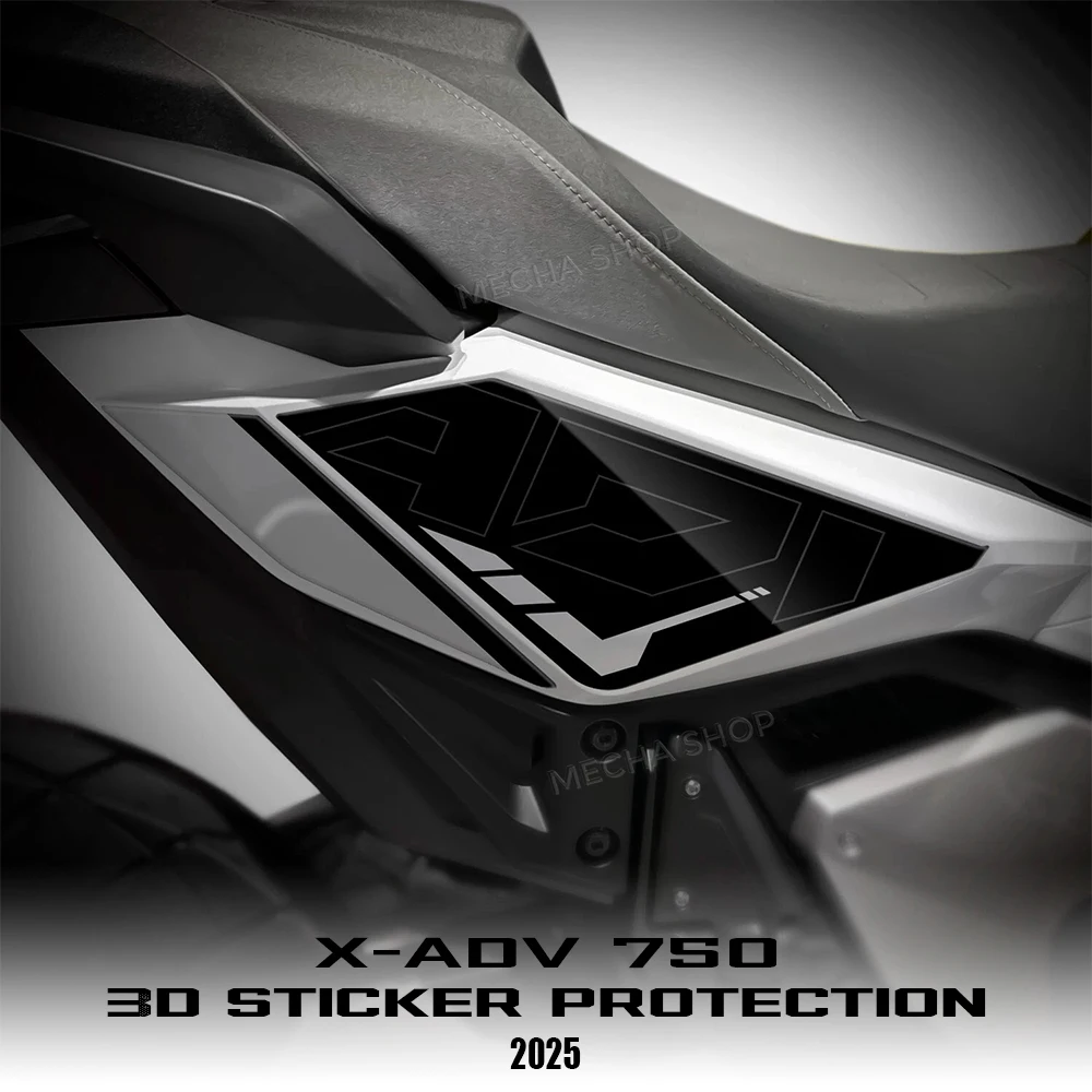 

Наклейки под сиденьем для X-ADV 750 2025 X ADV 750 2025 2026, аксессуары для мотоциклов, 3D эпоксидная наклейка, защитный комплект