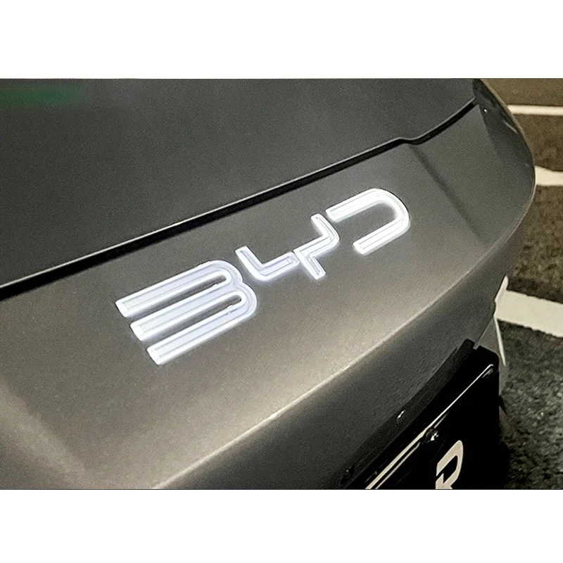 For BYD Seal EV 2022-2023 The car logo light starts at night and runs for a long time without damage. Install and modify