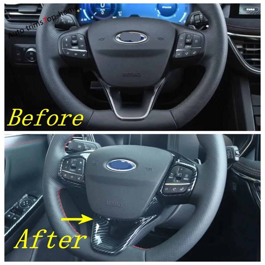 

ABS Pillar A Air Outlet AC Vent Steering Wheel Cover Trim Decoration Frame For Ford Escape / Kuga 2020 - 2024 Car Accessories