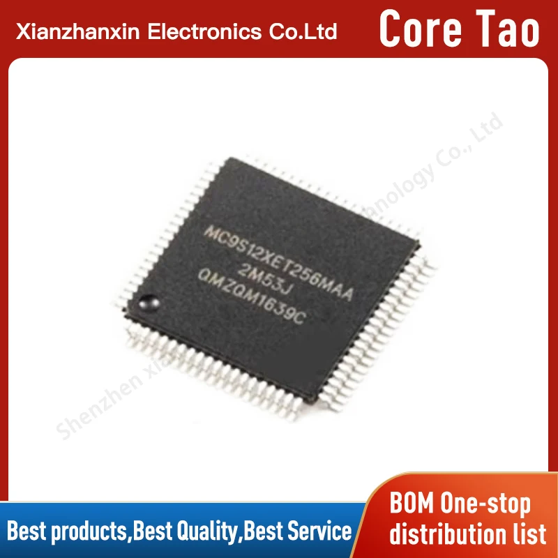 1pcs/lot MC9S12XET256MAA MC9S12XET256 QFP80 Microcontroller chips in stock