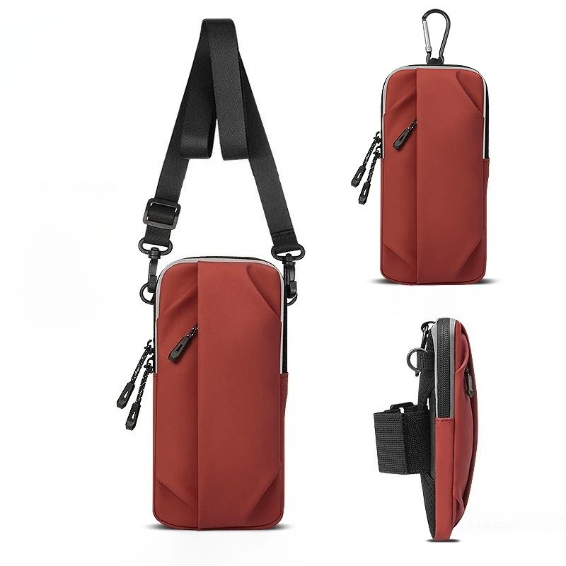 Outdoor Sports, Fitness, Slalom, Cycling, Running, Leisure, Men's and Women's Multifunctional Mobile Phone Arm Bag