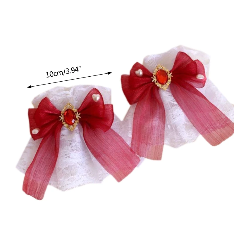 جميل المعصم الفرقة Bowknot ديكور كم ديكور المعصم زخرفة غير زلة دروبشيب