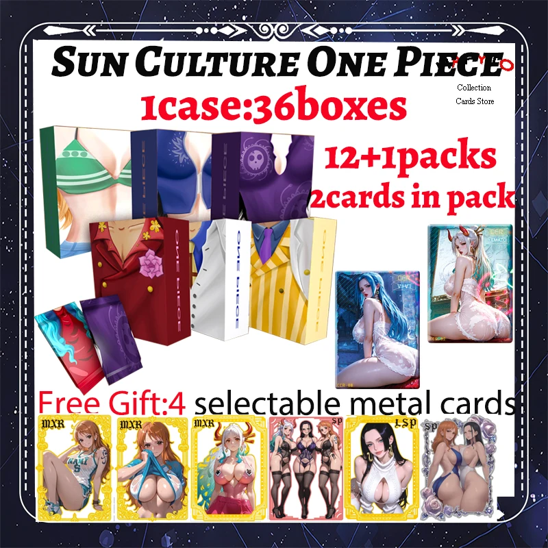 

2025 Newest Sun One Piece Cards Anime Collection Nami Sanji Zoro Booster Box Doujin CCG Rare Card SSP SSR Kids Toy Gifts