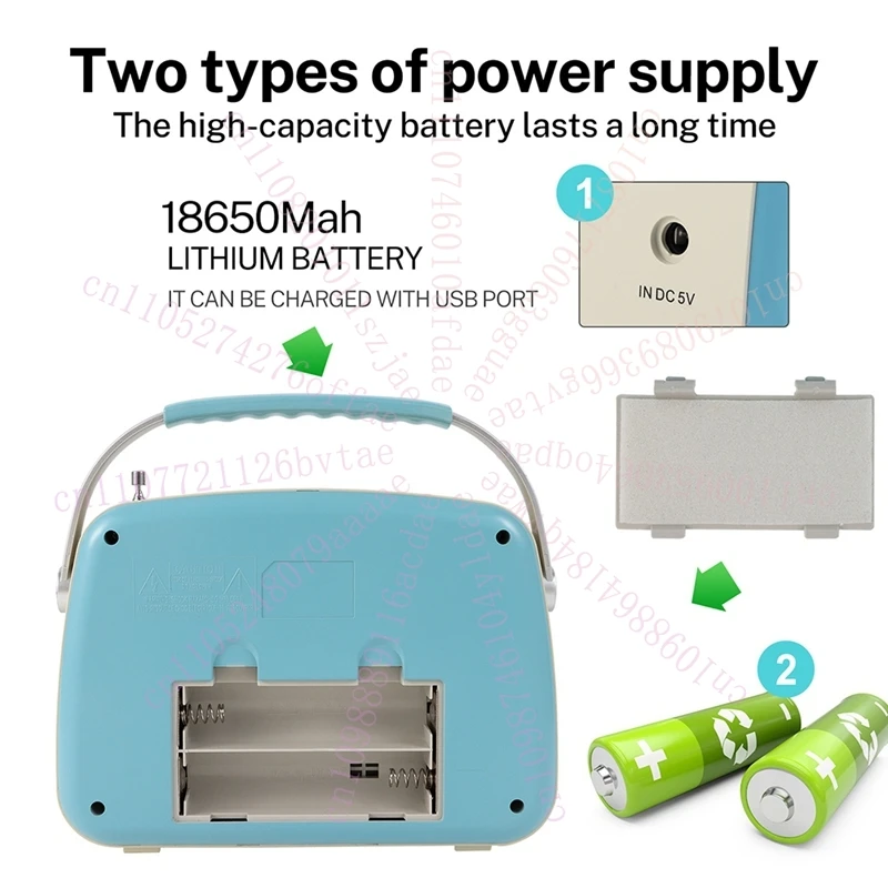 

P350 Retro Style Multifunctional Bluetooth Radio with USB/DC/BT/SD/FM/AUX
