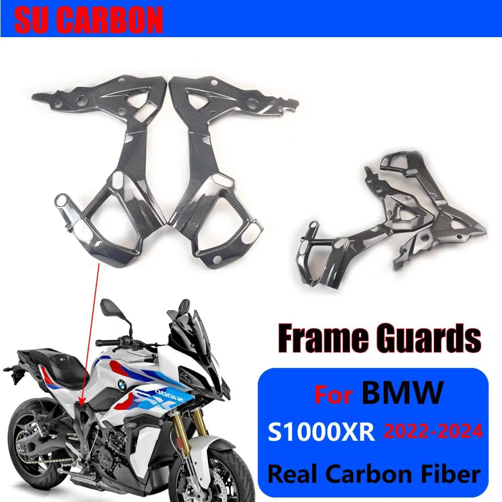 

For BMW S1000XR 2022 2023 2024 Motorcycle Accessories Real Carbon Fiber in Frame Guards Fairing