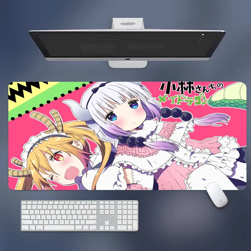 Kobayashi-san Chi No Maid Dragon My Favorite Gamer Play Mats Mousepad Size For Keyboards Mat Boyfriend Gift