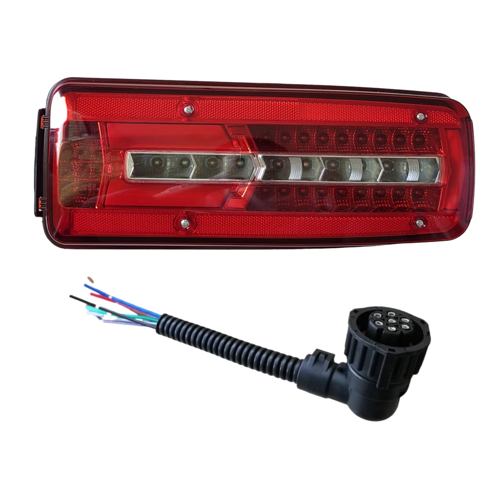 1Pc 24V Led Koplamp Achterlicht Voor Man Truck Tgx Tgx Tgm Achterlicht Rechts/Links Met Connectoren Accessoires Onderdelen