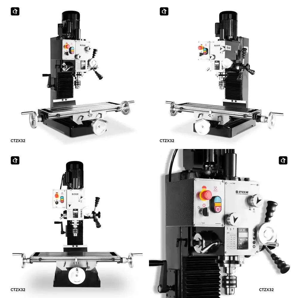 Baring iron CTZX32 drilling and milling machine Multifunctional drilling and milling machine Household