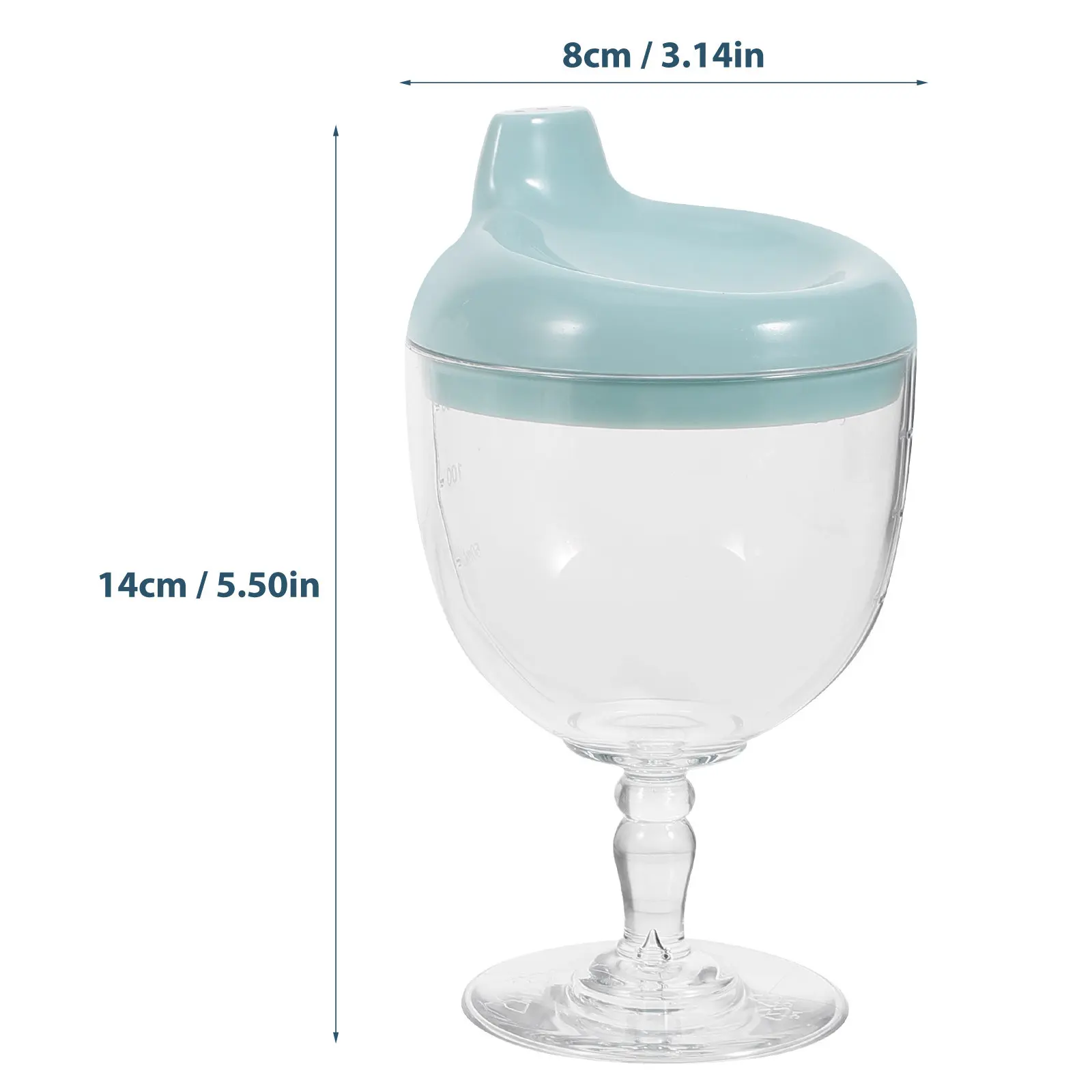 

2Pcs Cute Toddler Drinking Cup Shatter Resistant Baby Goblet for Milk Juice Water Cup Easy to Baby Shower Gift