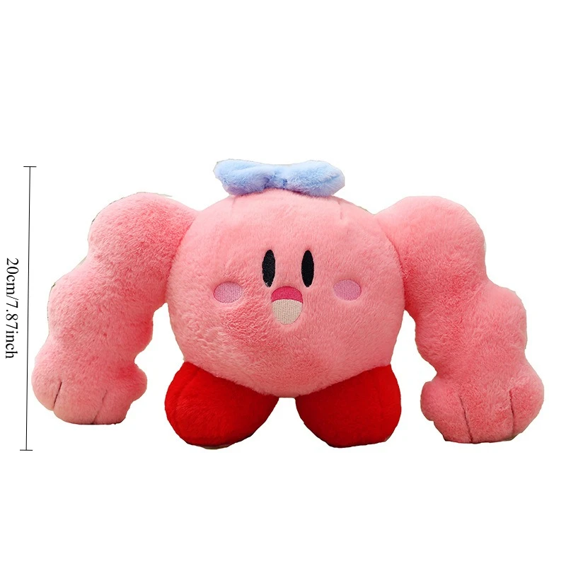 Hot New Kirby Pillow Cartoon Muscle Plush Toy Stuffed Animal Peripheral Birthday Gift Home Stuffed Animal Plushies Toy view 5