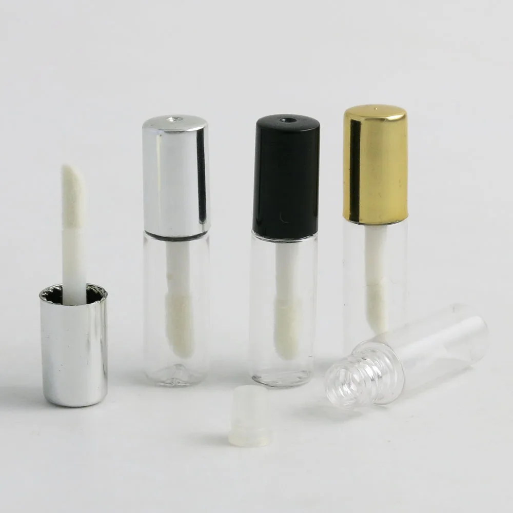 100 x 1.2ml  Refillable Lip Glossy Tube Small Lip Bottle Mini Cosmetic Container Gloss Container Cosmetic packaging