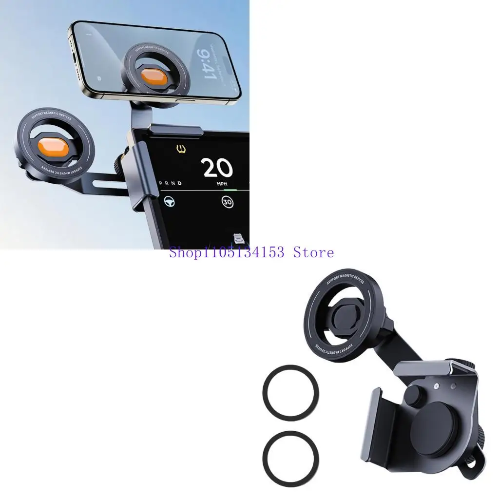 

hg89 Автомобильный держатель для телефона, боковое крепление для экрана, магнитные углы, регулируемое автоматическое крепление