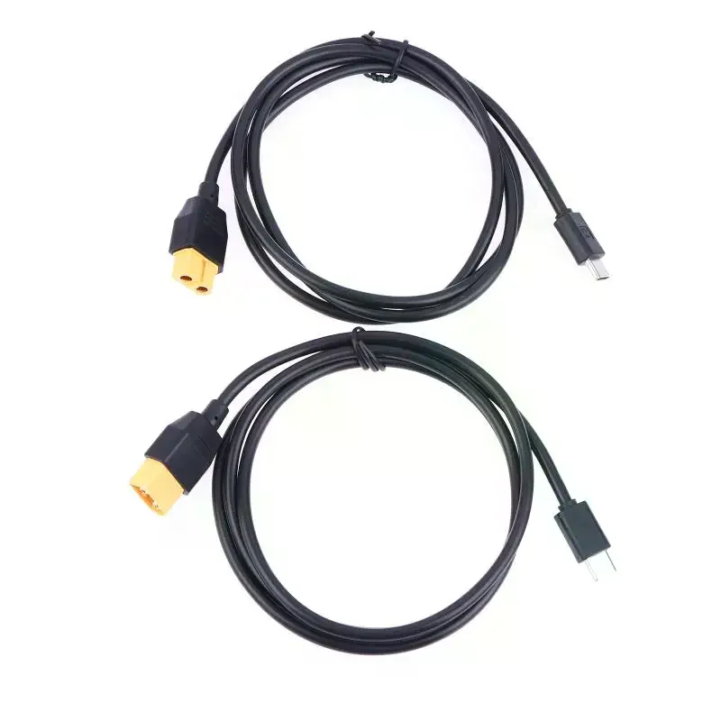 Secure Type-C to XT60 Plug Cable for Lithium Batteries in Model Aircraft Reliable Drone Power