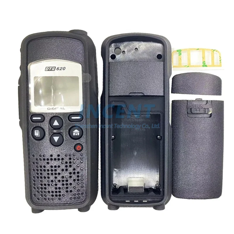 1セットのトップハウジングケーシング、キーパッドバックカバーとロゴなしのdtr620用部品付き
