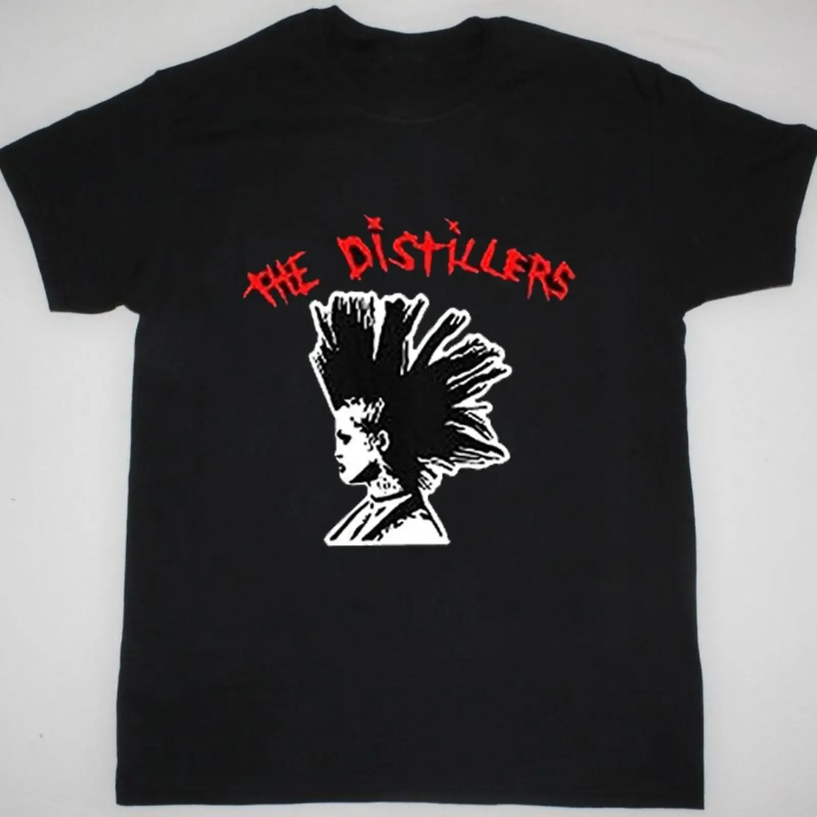 The Distillers Band For Fan  Black All Size T Shirt AH1305 vintage Washed Unisex Breathable homme Comfortable fashion graphic