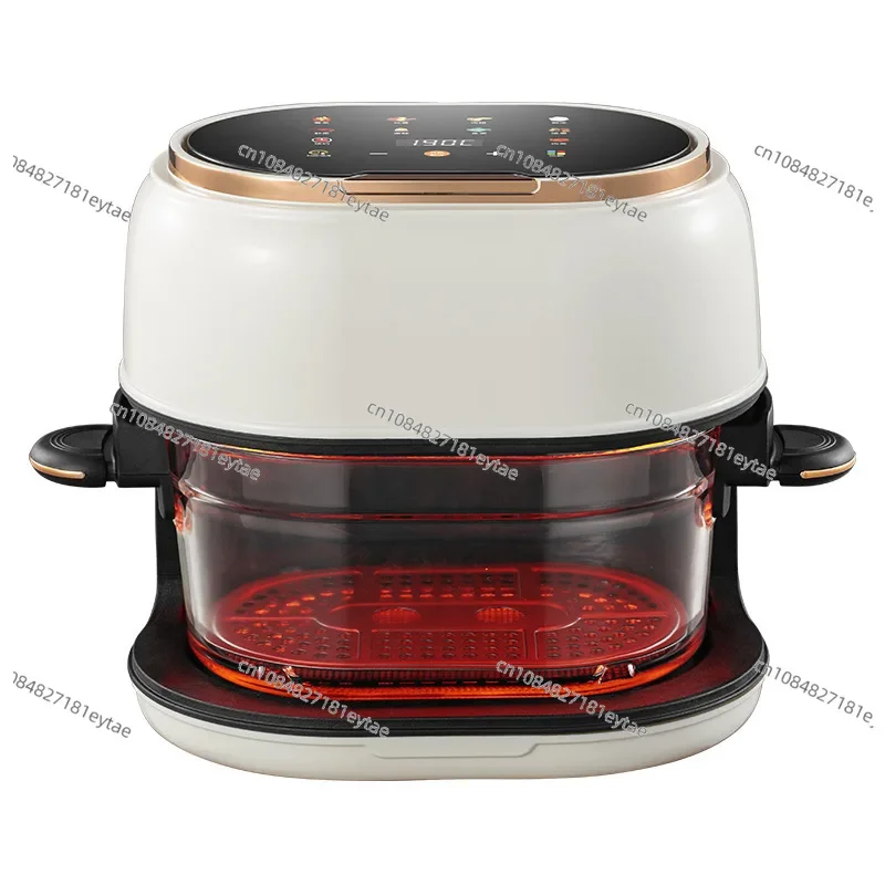 

Runway air fryer, household grilled fish oil-free electric oven glass visual foreign trade electric fryer