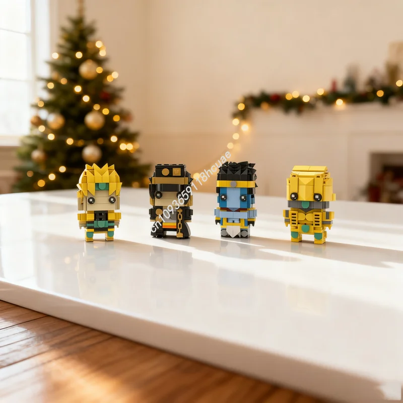 

767pcs MOC JOJO S Bizarre Adventures Brickheadz Model Building Blocks Christmas Gifts Construction Toy DIY Education Brick Kids