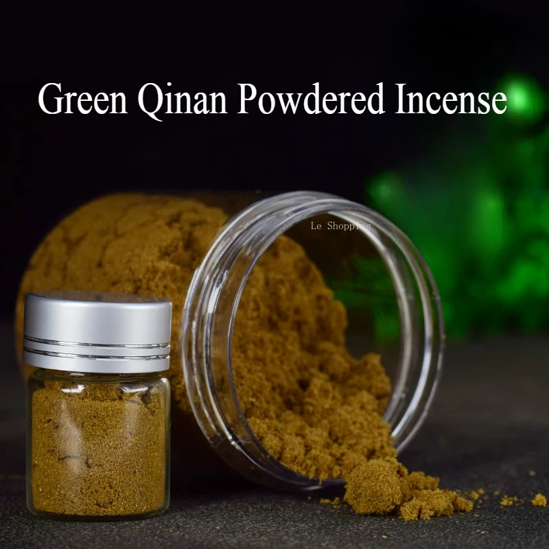 Chen Water Grade Green Qinan Powdered Incense Hainan Soft Silk Old Material Crushed Agarwood Incense Powder Indoor Fragrance