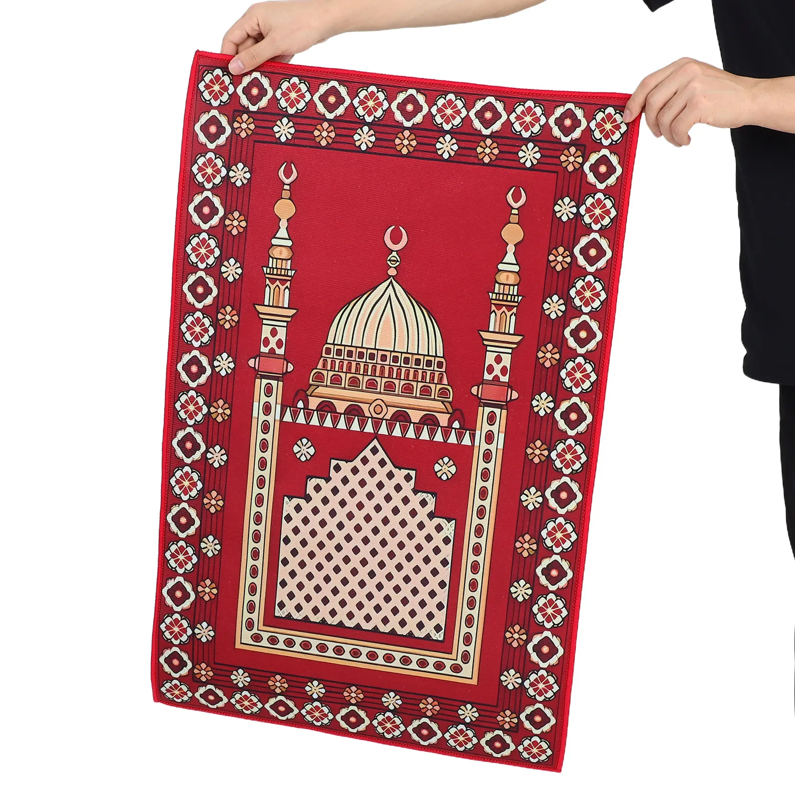 

Rug Non-Skid Prayer Carpet Muslim Portable Foldable Non Portable Rug Skid Carpet Decorative Prayer Carpets Living Bedroom