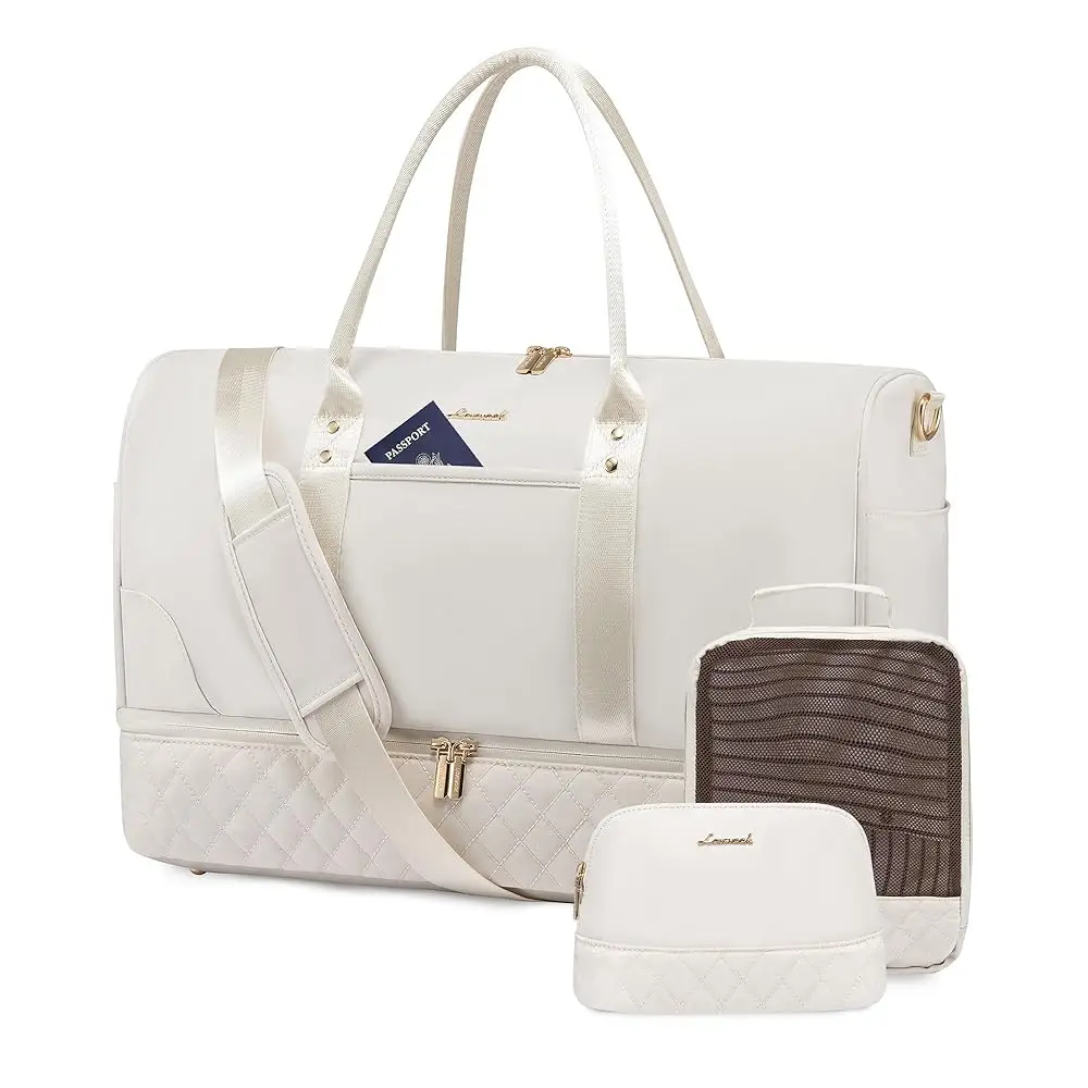 

Free ShippingLarge Travel Duffle Bags For Women,Weekender Bag With Shoe Compartment Amp Wet Pocket,Hospital Bag For Women Labor