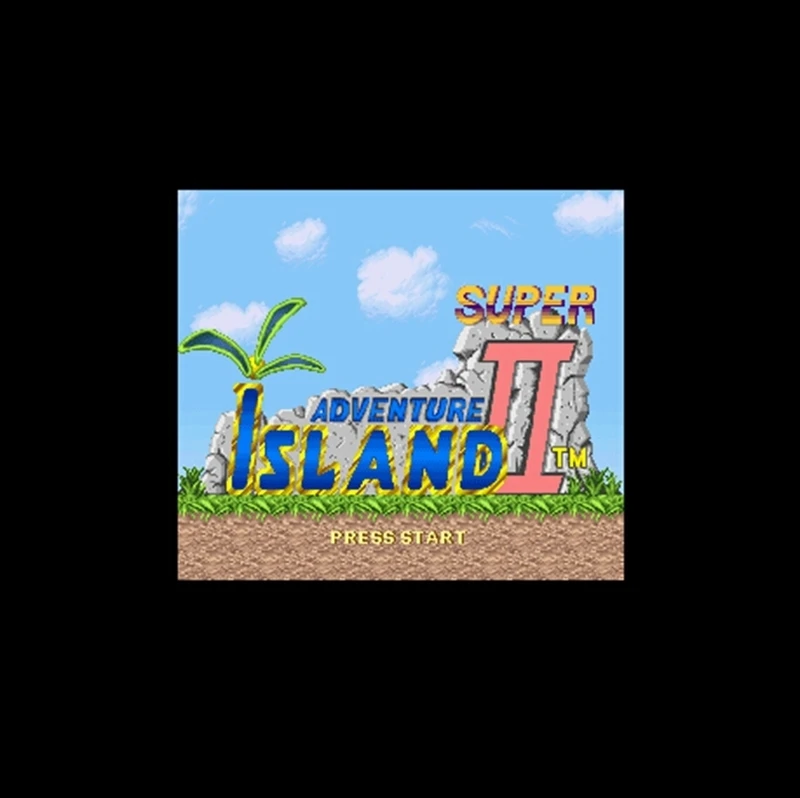 New Arrival Super Adventure Island II NTSC 16 Bit Big Gray Game Card For 46Pin USA Game Players