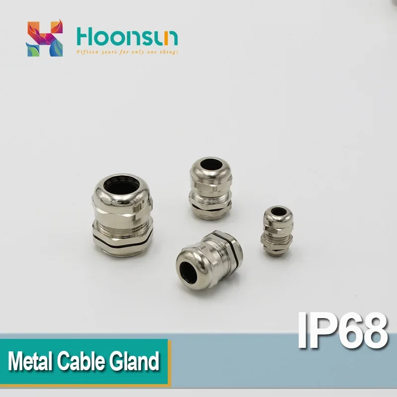 5 قطعة M36 M37 M40 M47 M48 النيكل النحاس معدن مقاوم للماء كابل الغدة موصل IP68 #6