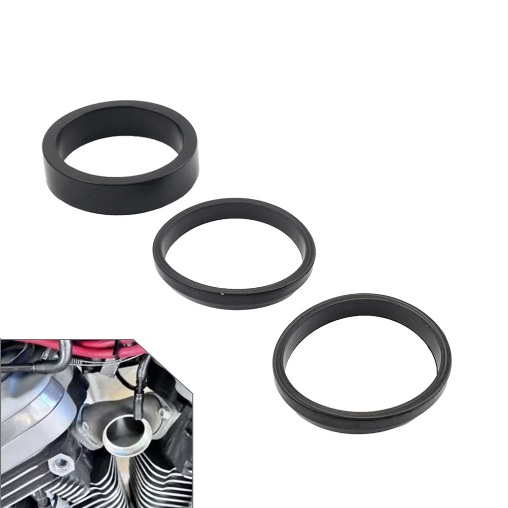 3Pcs Carburetor Intake Manifold Case Seals Gasket Kit Rubber 26995-86B 27002-89 For Harley Dyna Sportster Softail Big Twin