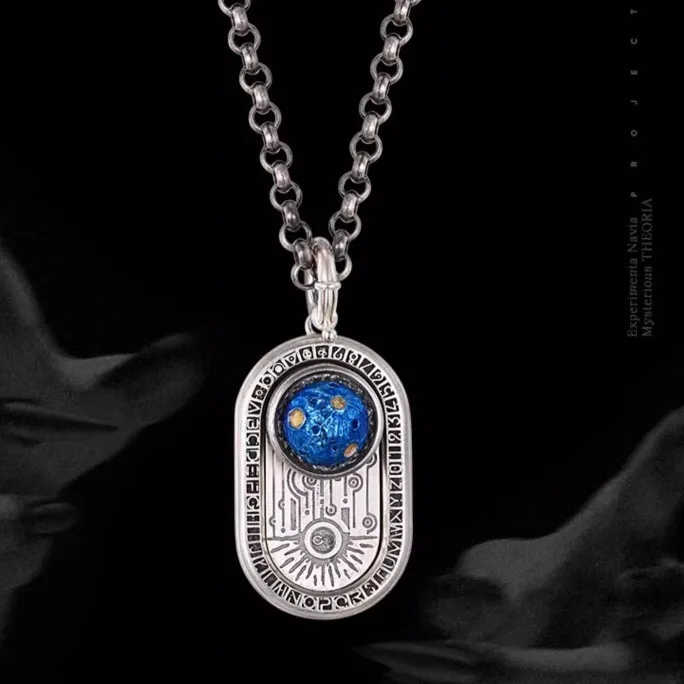 

Раздвижная подвеска с магнитной планетой, индивидуальный дизайн, тренд, уникальное ожерелье, роскошное модное ожерелье с Джокером, цепочка для свитера для пары