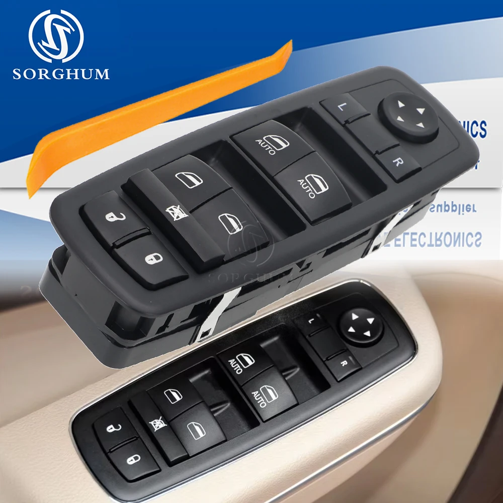 

Кнопка управления стеклоподъемником 68231805AA для Dodge Charger, Ram 1500, 2500, 3500, 4500, 5500, Chrysler 200, 300 (аналог 68139805AB, 68030823AE)