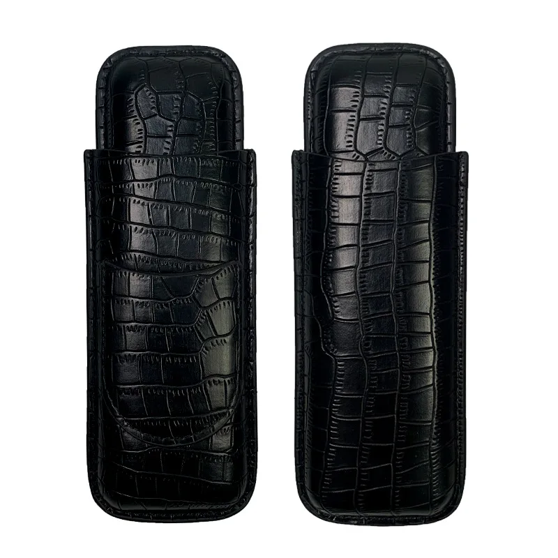 

Роскошный подарочный набор для сигар — кожаный футляр для сигар с бесплатным резаком и увлажняющей трубкой