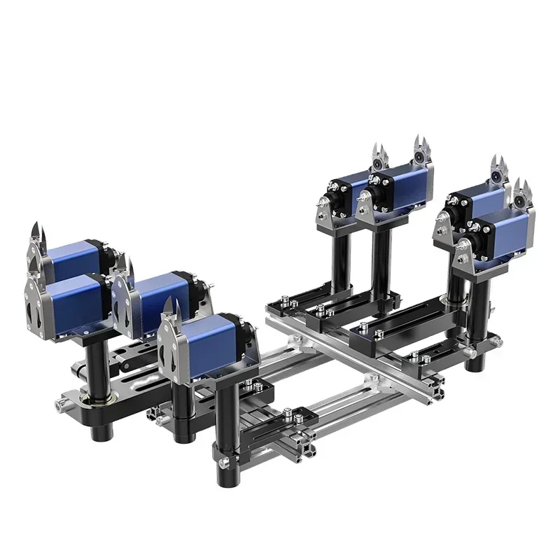 

pick and place pneumatic robot end of arm tooling pneumatic scissors air nippers with adjustable angle mounting bracket