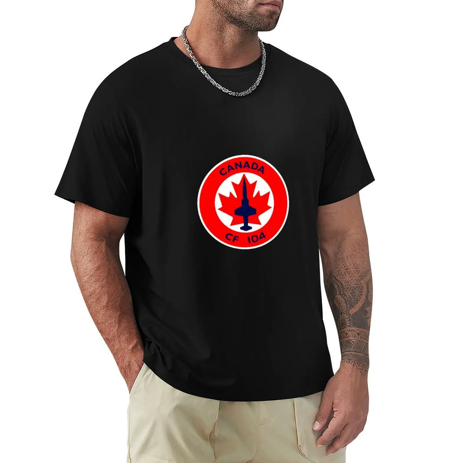 Cf-104 Starfighter roundel T-Shirt Soft Anti-Shrink Cotton Tee