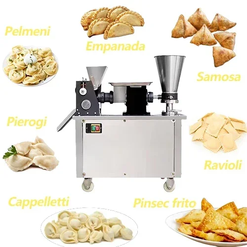 Mini Automatic Momo Somosa Ravioli Machine Big Empanada Spring Roll Dumpling Samosa Making Machine