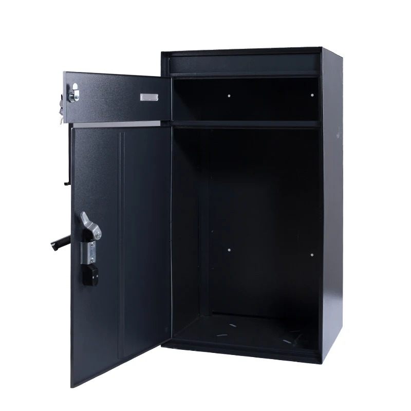 Outdoor Parcel Delivery Box Large Drop Box Mailboxes Residential Metal Wall Mounted
