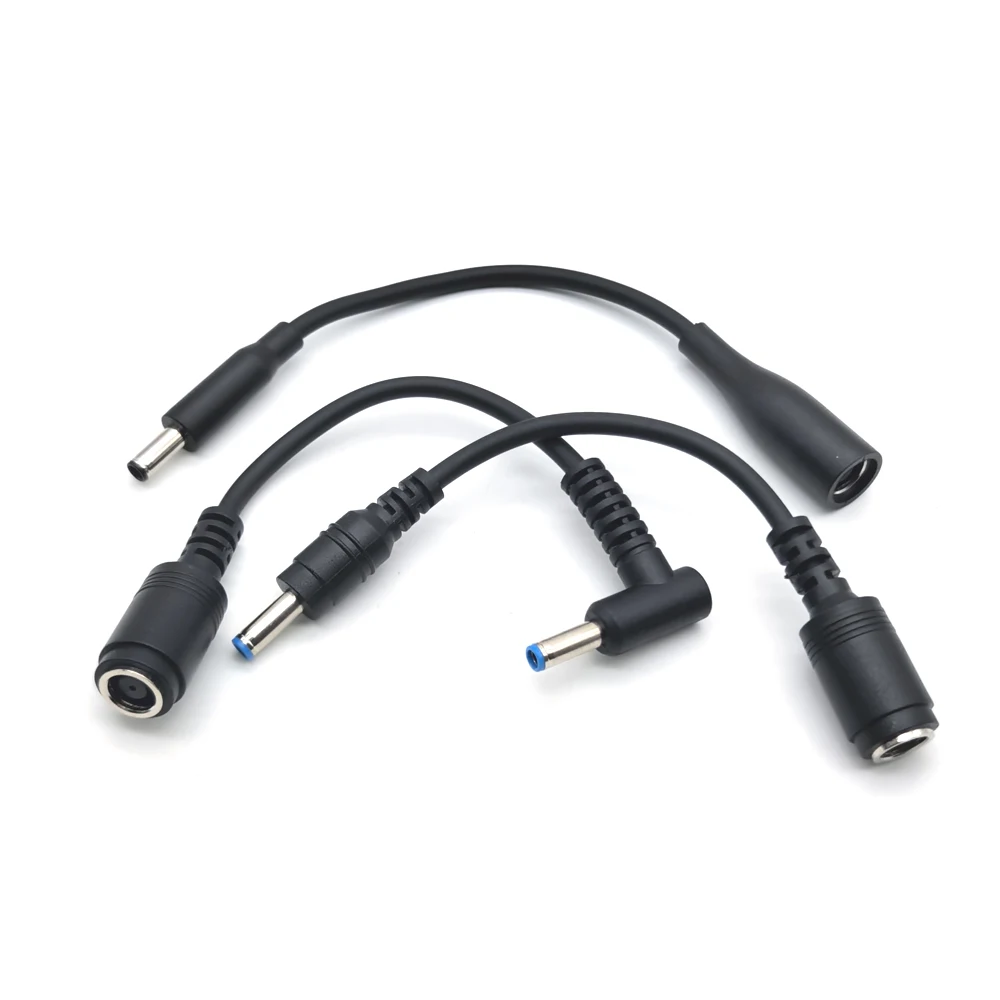 1PCS DC Power Cord / Cable Charger Laptop Adapter 7.4*5.0mm Female to 4.5*3.0mm Central Pin Male Plug Connector for Dell Laptop