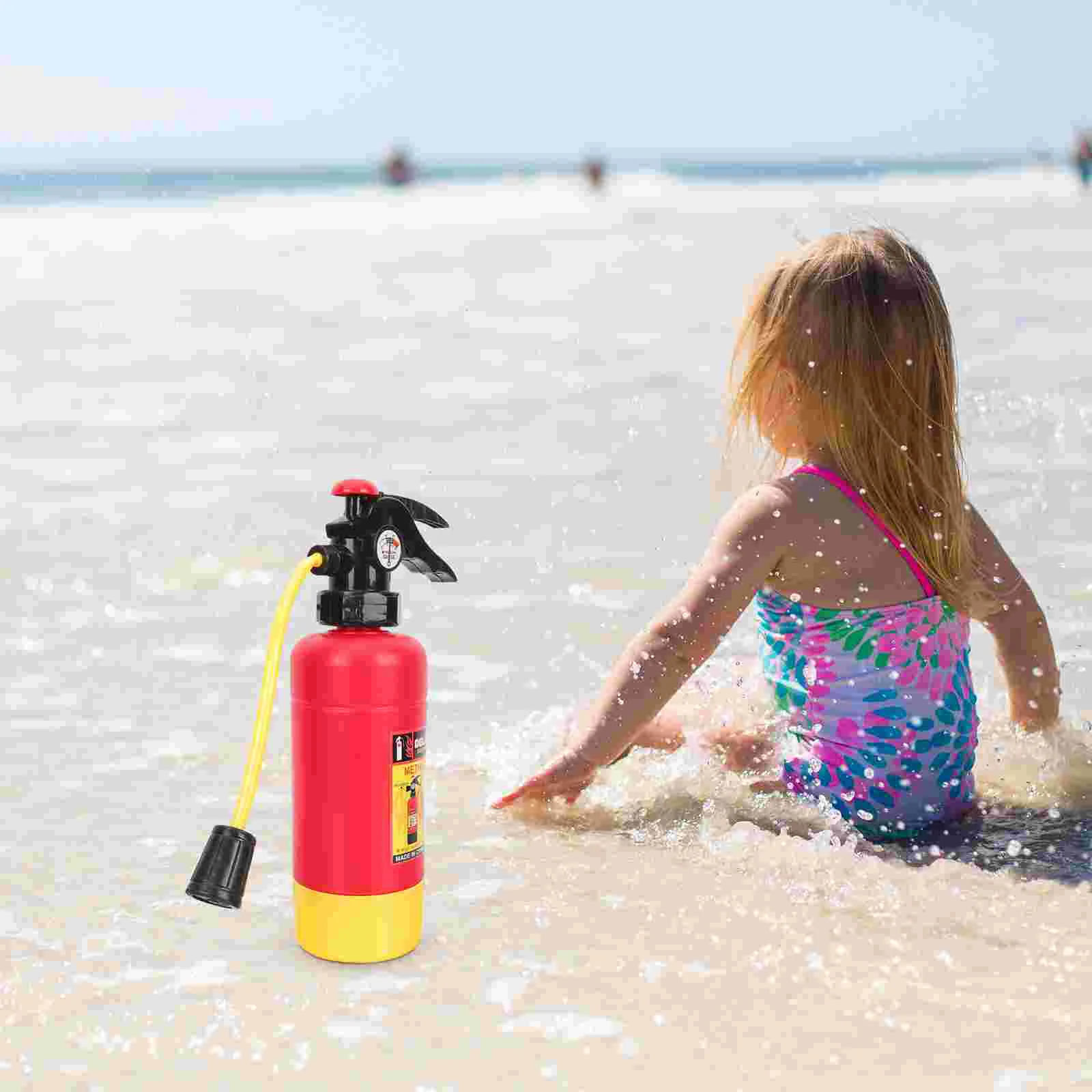 Brinquedo de água de fogo verão praia mini extintor bombeiro brinquedos criança banho crianças tenda