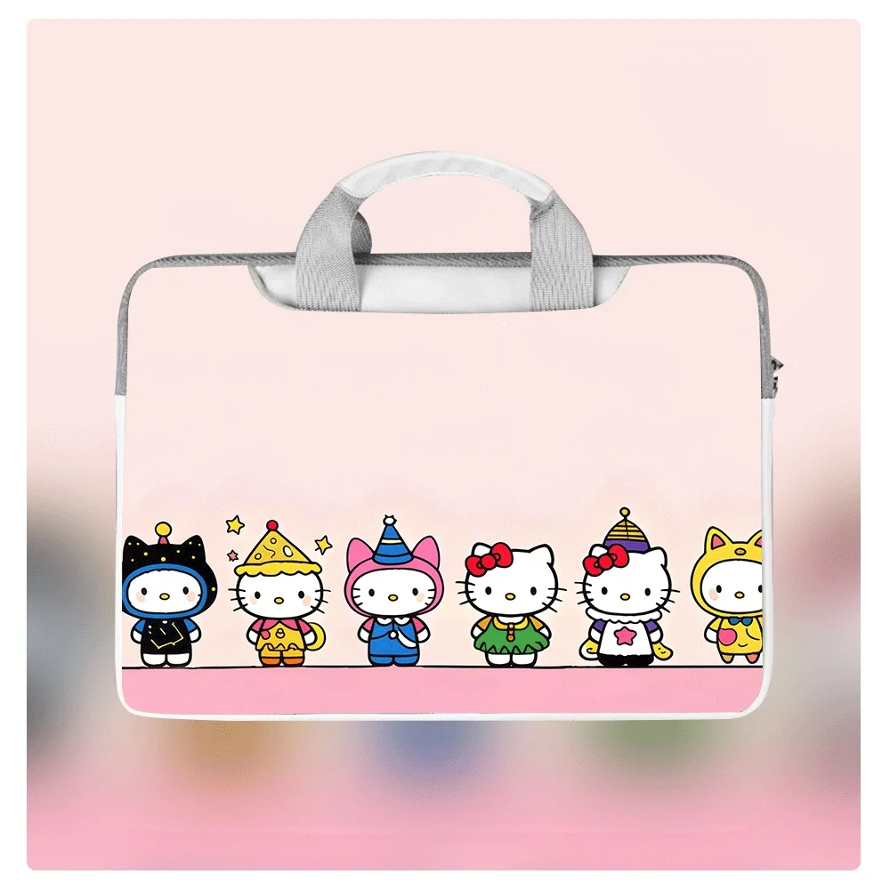 

Милая сумка для ноутбука Hello Kitty 12, 13, 14, 15, 16 дюймов, противоударный чехол для ноутбука, водонепроницаемая сумка для хранения планшетов, iPad, обучающих устройств