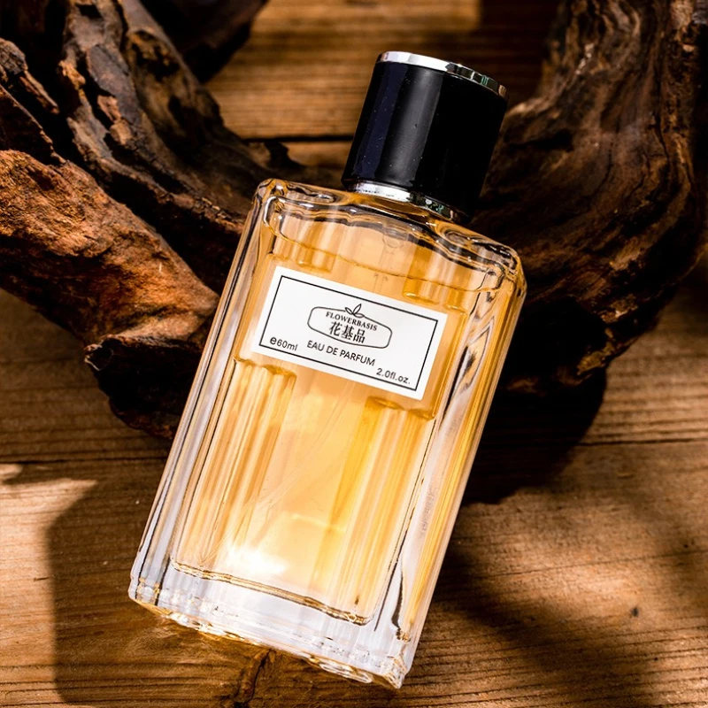 60ML Flower Basis Perfume Eau De Parfum for Men Natural Fresh Long Lasting Floral Fruity Fragrance Grapefruit Rose Vetiver Root view 5