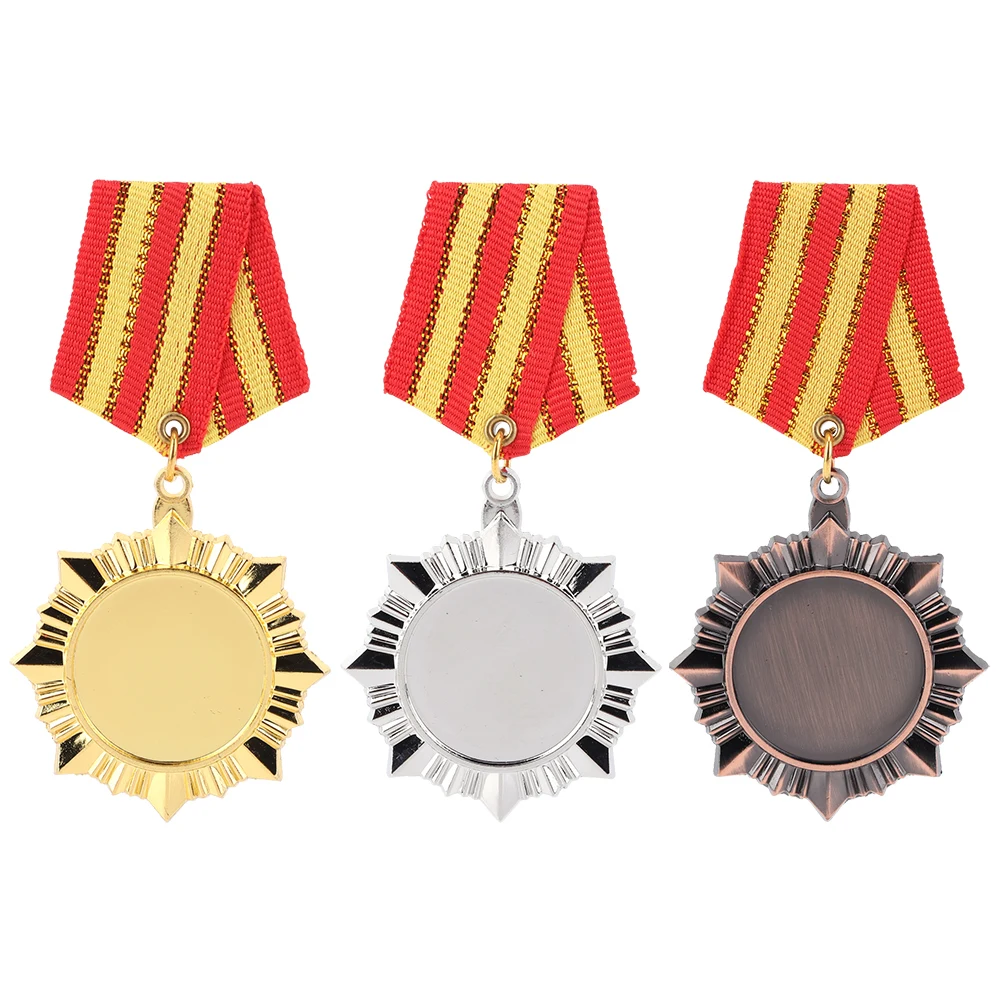 5 سنتيمتر الذهب/الفضة/البرونزية ميدالية جائزة الميداليات الرياضية المكافآت الطلاب المكافآت المعدنية الفائزة ميداليات لعرض المواهب سباق الحفلات