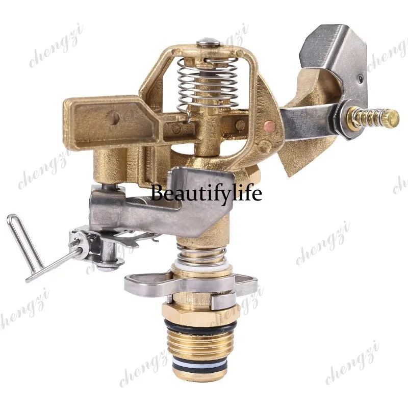

81 Degree Rotating Impact Sprinkler 1/2 Inch Male Thread Adjustable Zinc Alloy For Lawn Garden Farm Irrigation Watering System