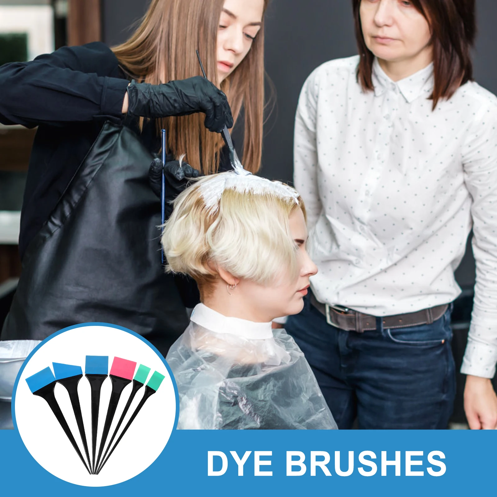 

1Set Professional Hair Dye Applicator Brushes for Salon Home Use Quick Application Easy Cleanup Hair Dye Brush